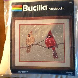 Bucilla needlepoint picture or pillow.